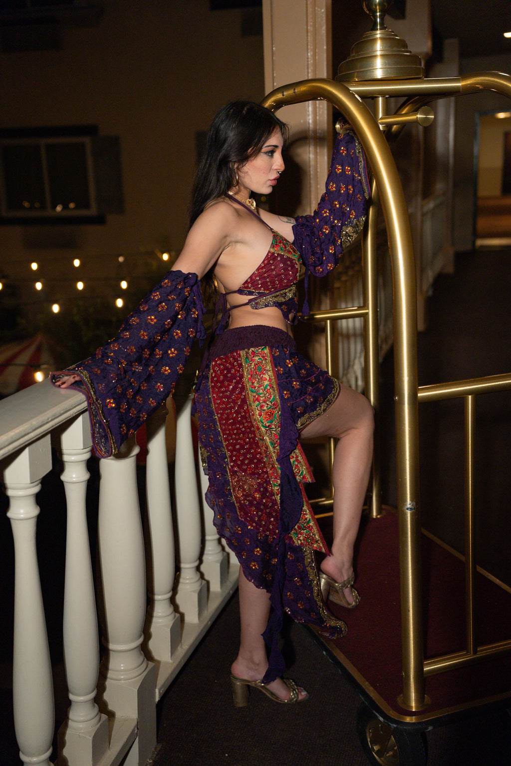 Amethyst rani jalpari set