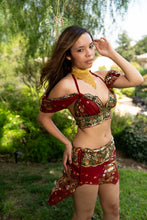 Load image into Gallery viewer, Midnight maroon fairy set
