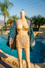 Load image into Gallery viewer, Turquoise Excellence Kimono
