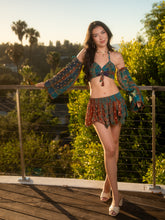 Load image into Gallery viewer, Mykonos Maya Lotus Mini Skirt Set
