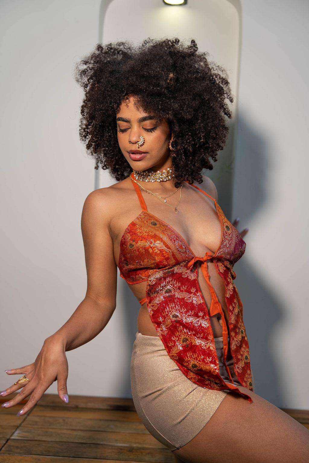 Kundalini Fire pixie wing top