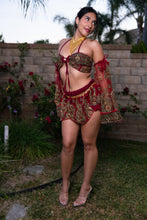 Load image into Gallery viewer, Rani lotus mini skirt set
