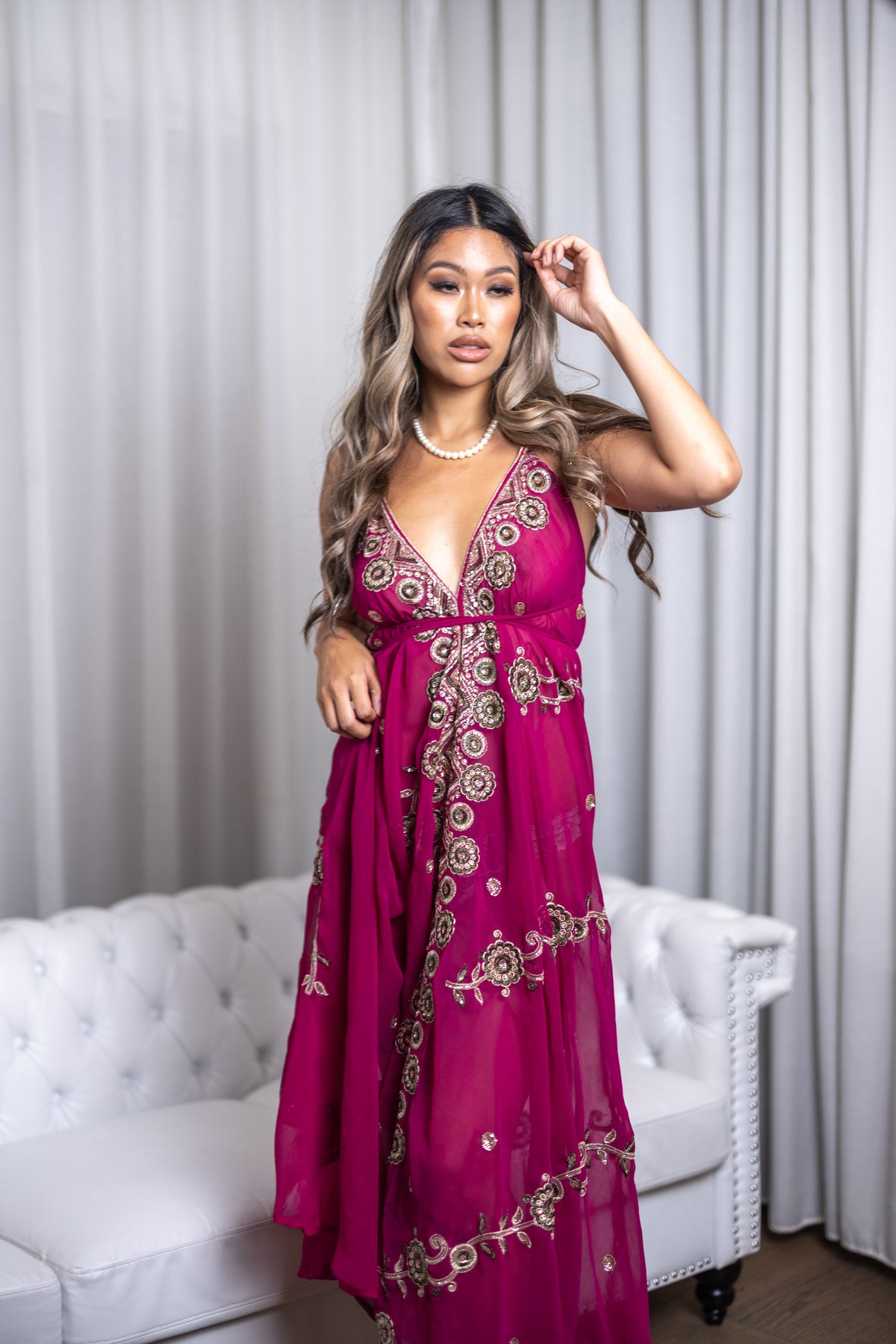 Violet Jewel Magic Dress