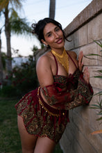 Load image into Gallery viewer, Rani lotus mini skirt set
