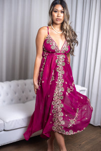 Violet Jewel Magic Dress