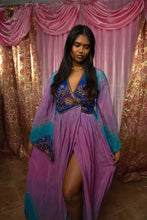 Load image into Gallery viewer, Lavender Dreams Anarkali Kimono Dress
