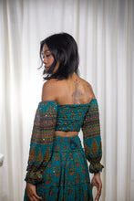 Load image into Gallery viewer, Bohemian Turquoise Bollywood Set
