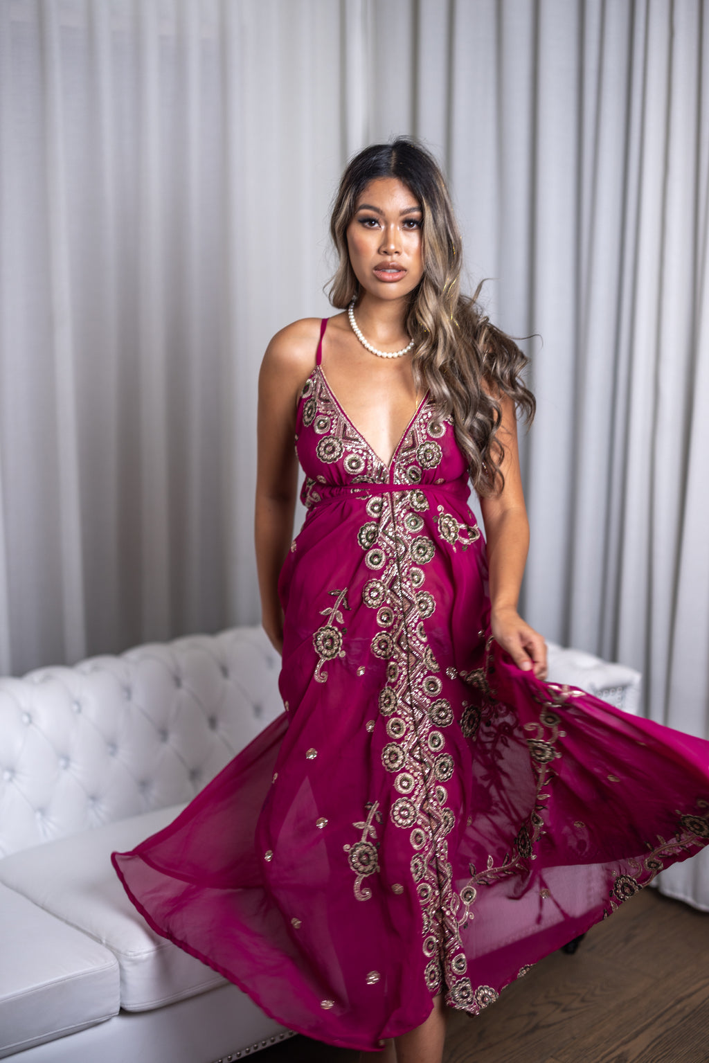 Violet Jewel Magic Dress