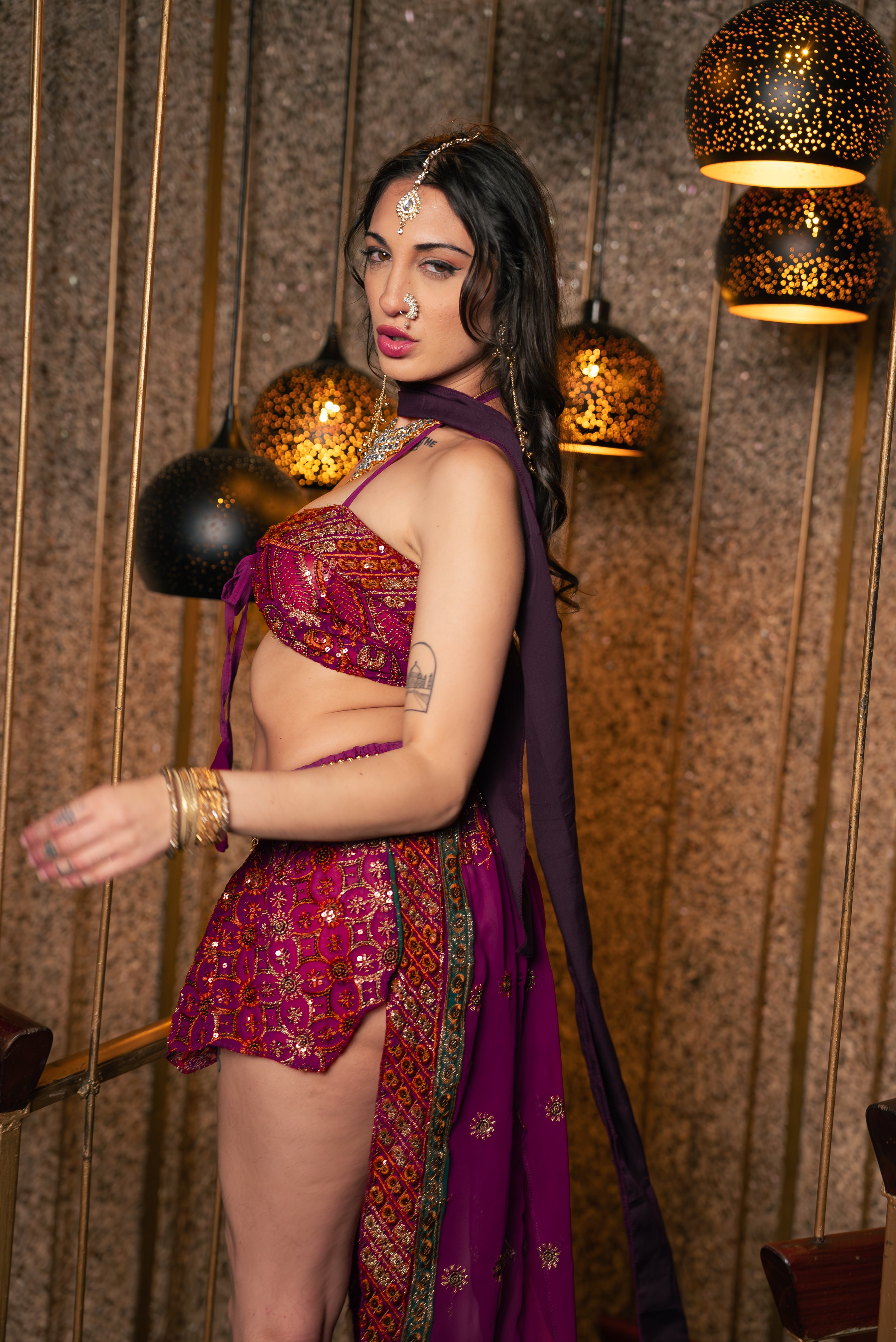 Magenta Royal Butterfly Set