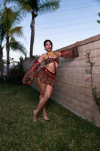 Load image into Gallery viewer, Rani lotus mini skirt set
