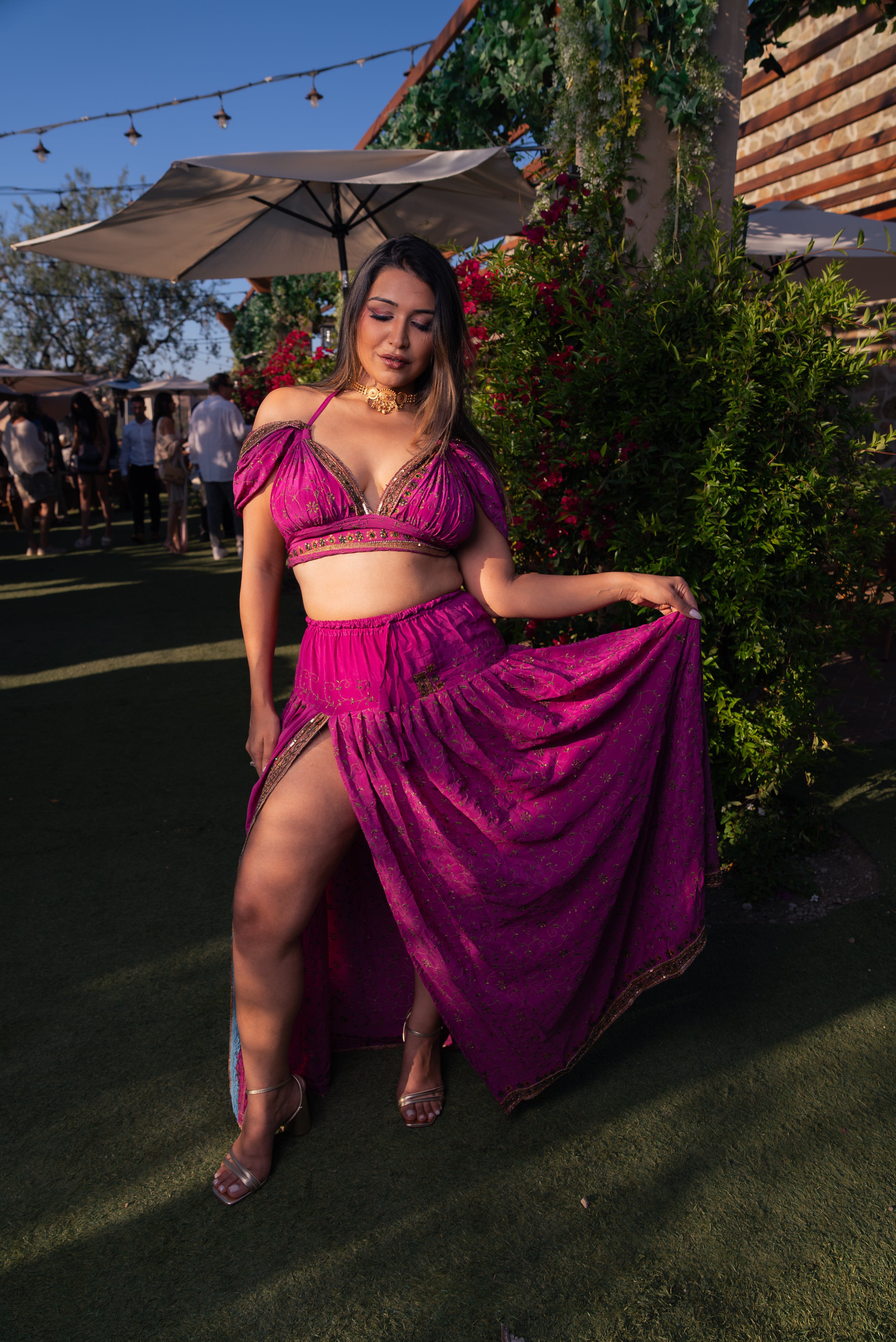 Violet Frequency Goddess Set