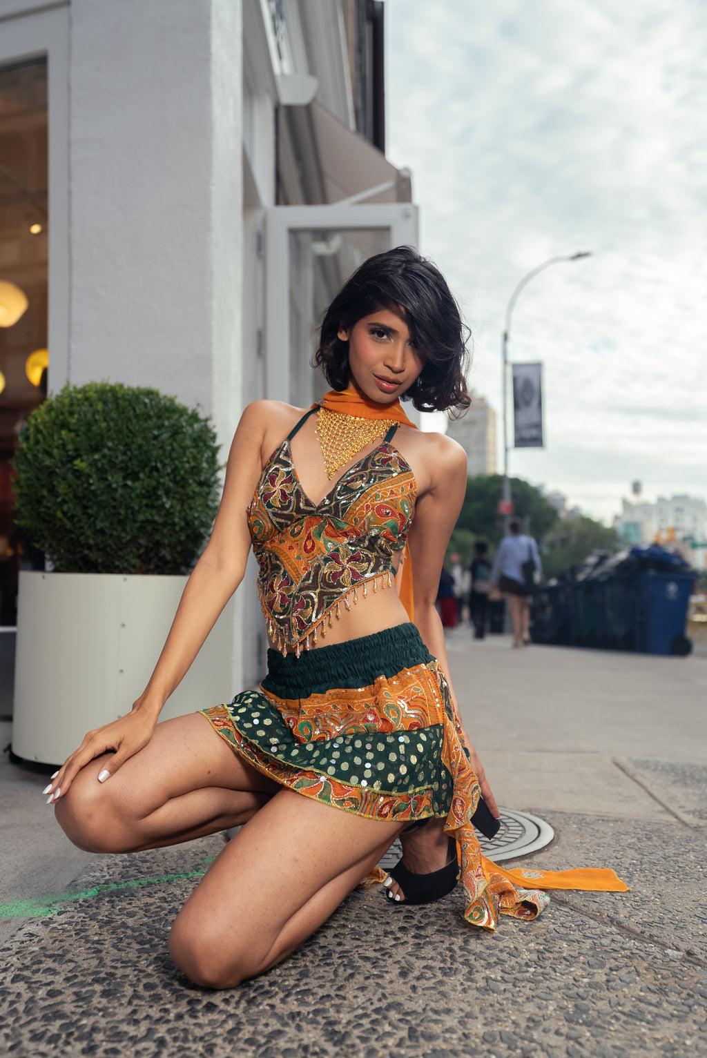 Emerald Sun Shakti Mini Skirt Set
