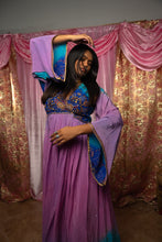 Load image into Gallery viewer, Lavender Dreams Anarkali Kimono Dress
