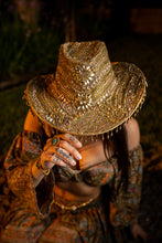 Load image into Gallery viewer, Gold Diamonds Magic Cowboy Hat
