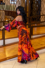 Load image into Gallery viewer, Passionfruit Fire Sharara Pants Set
