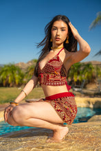 Load image into Gallery viewer, Royaj Rani Wrap skirt Set
