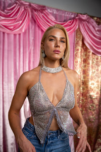 Silver Starlight Pixie Top