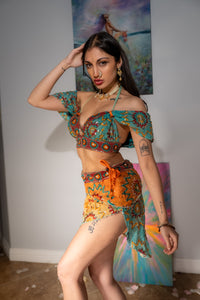 rainbow jungle fairy set