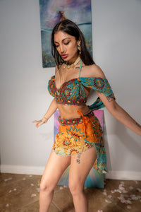 rainbow jungle fairy set