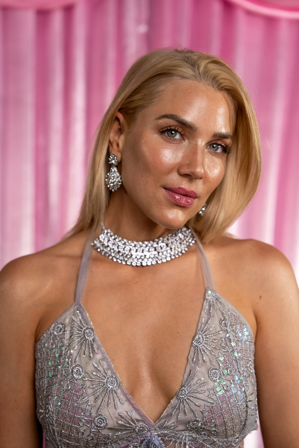 Silver Starlight Pixie Top with tassels