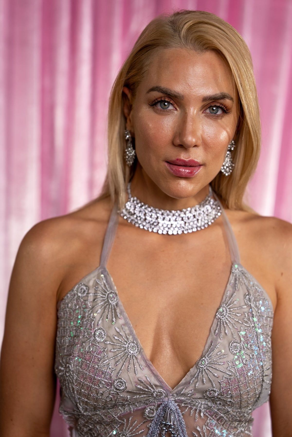 Silver Starlight Pixie Top with tassels