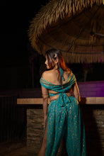 Load image into Gallery viewer, Turquoise gold Jasmine Set
