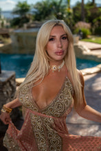 Load image into Gallery viewer, Shimmer Champagne Mini Magic Dress
