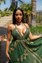 Load image into Gallery viewer, emerald enchantress magic dress
