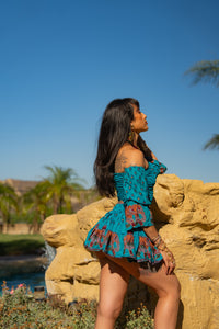 Ocean Elephant Mini Skirt Set
