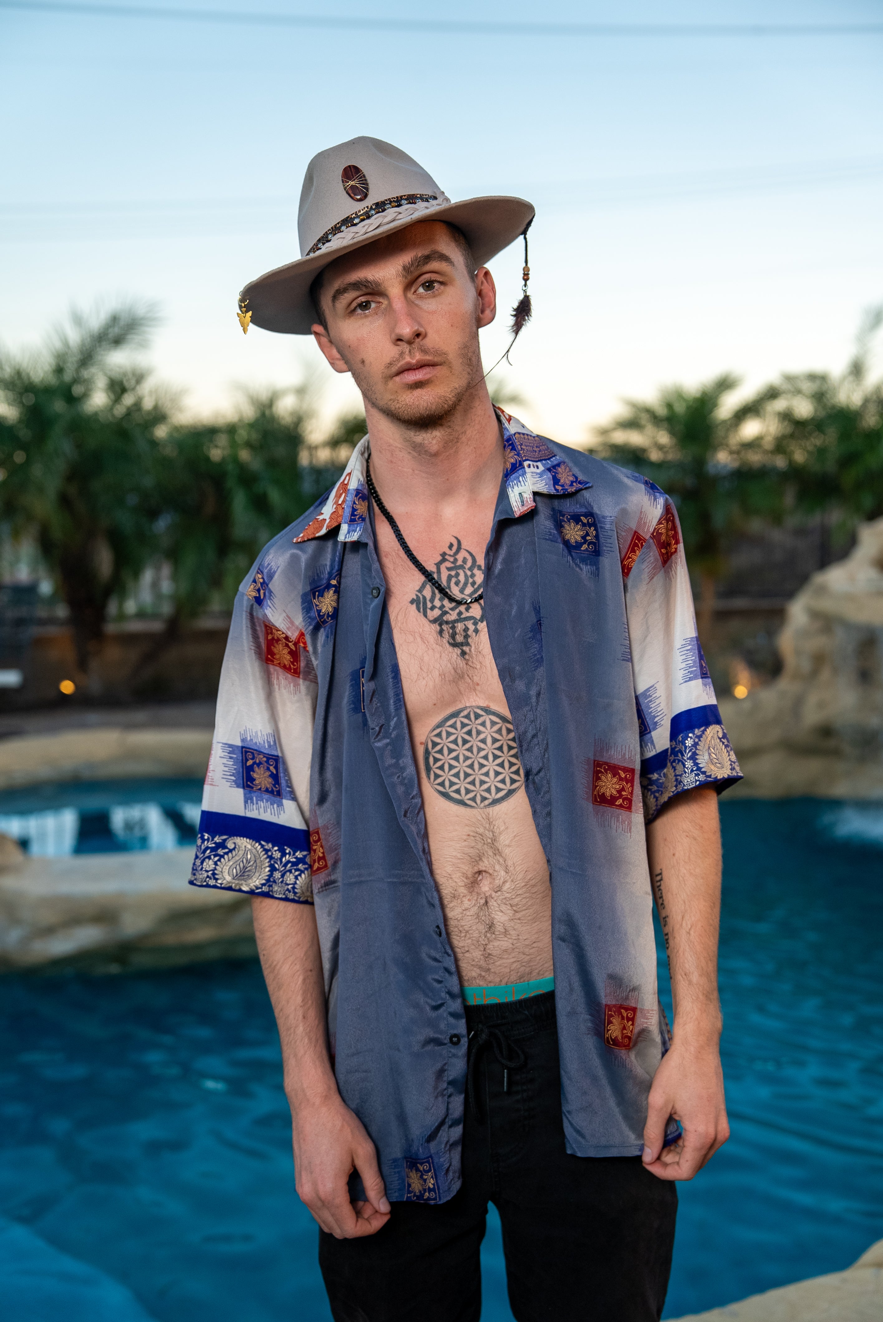 Royal Horizons Mens Unisex Button Up Shirt