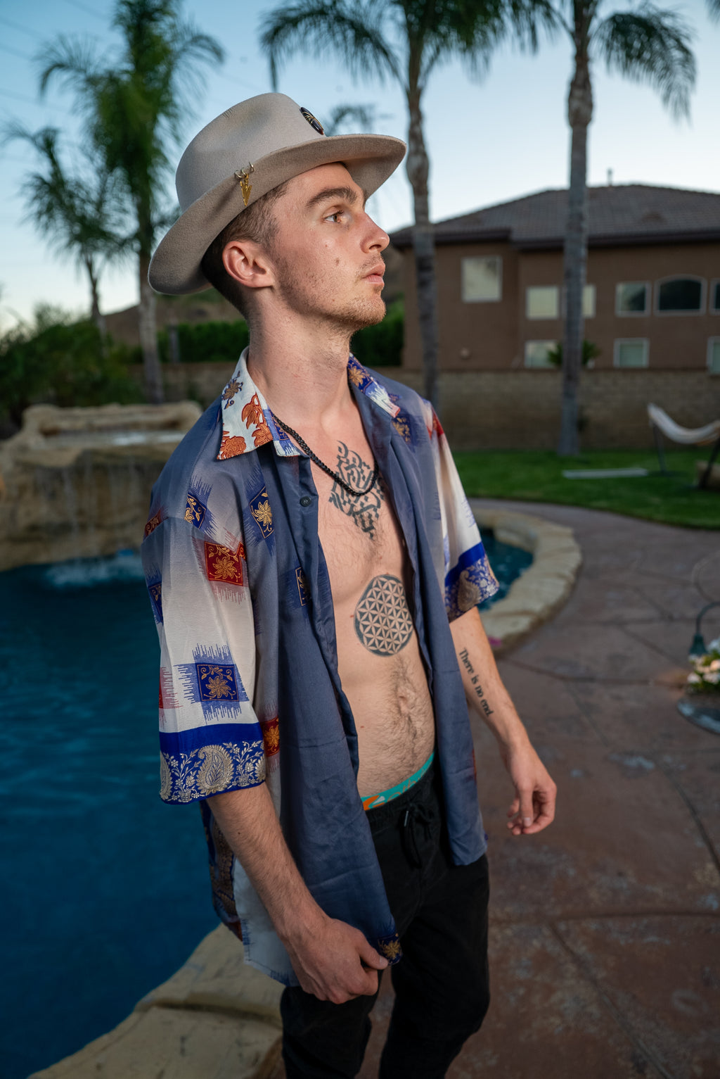 Royal Horizons Mens Unisex Button Up Shirt