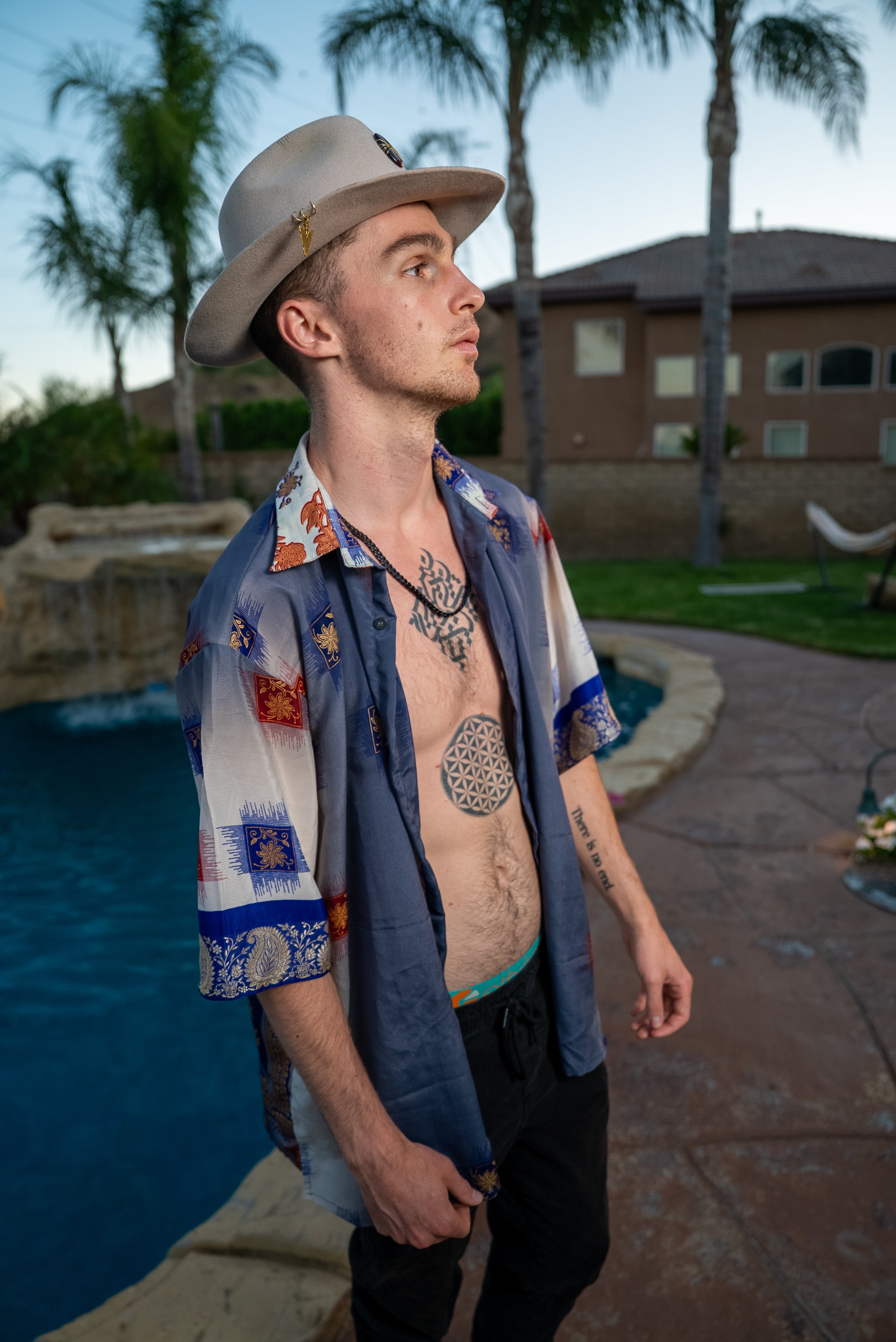 Royal Horizons Mens Unisex Button Up Shirt