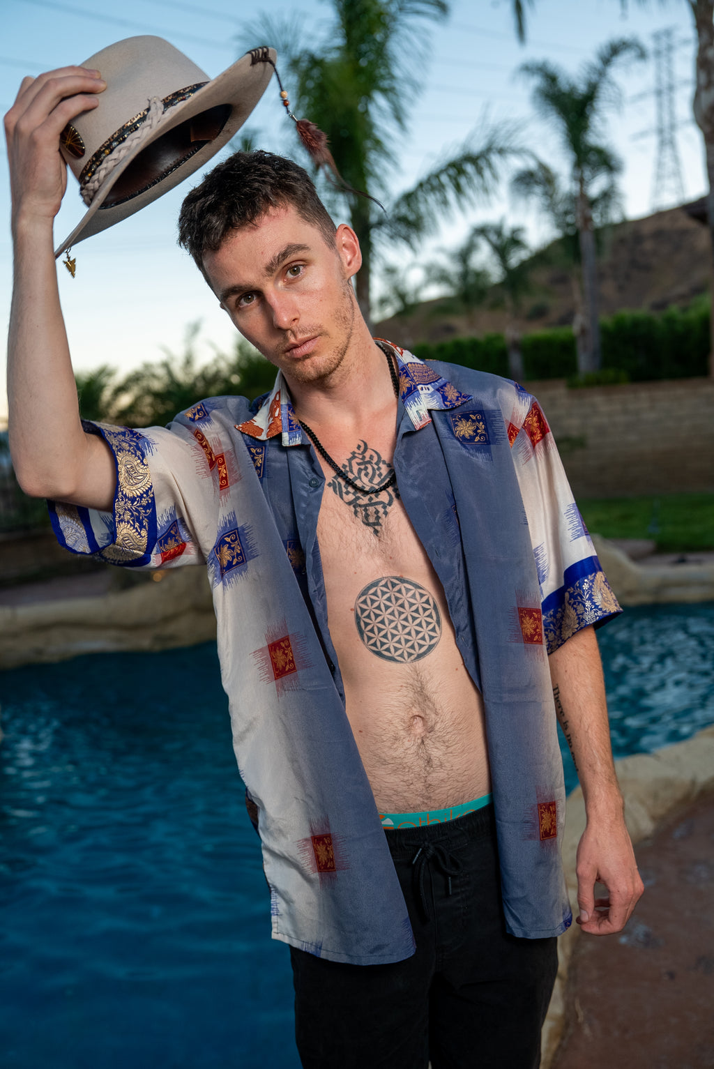 Royal Horizons Mens Unisex Button Up Shirt