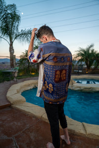 Royal Horizons Button Up Shirt