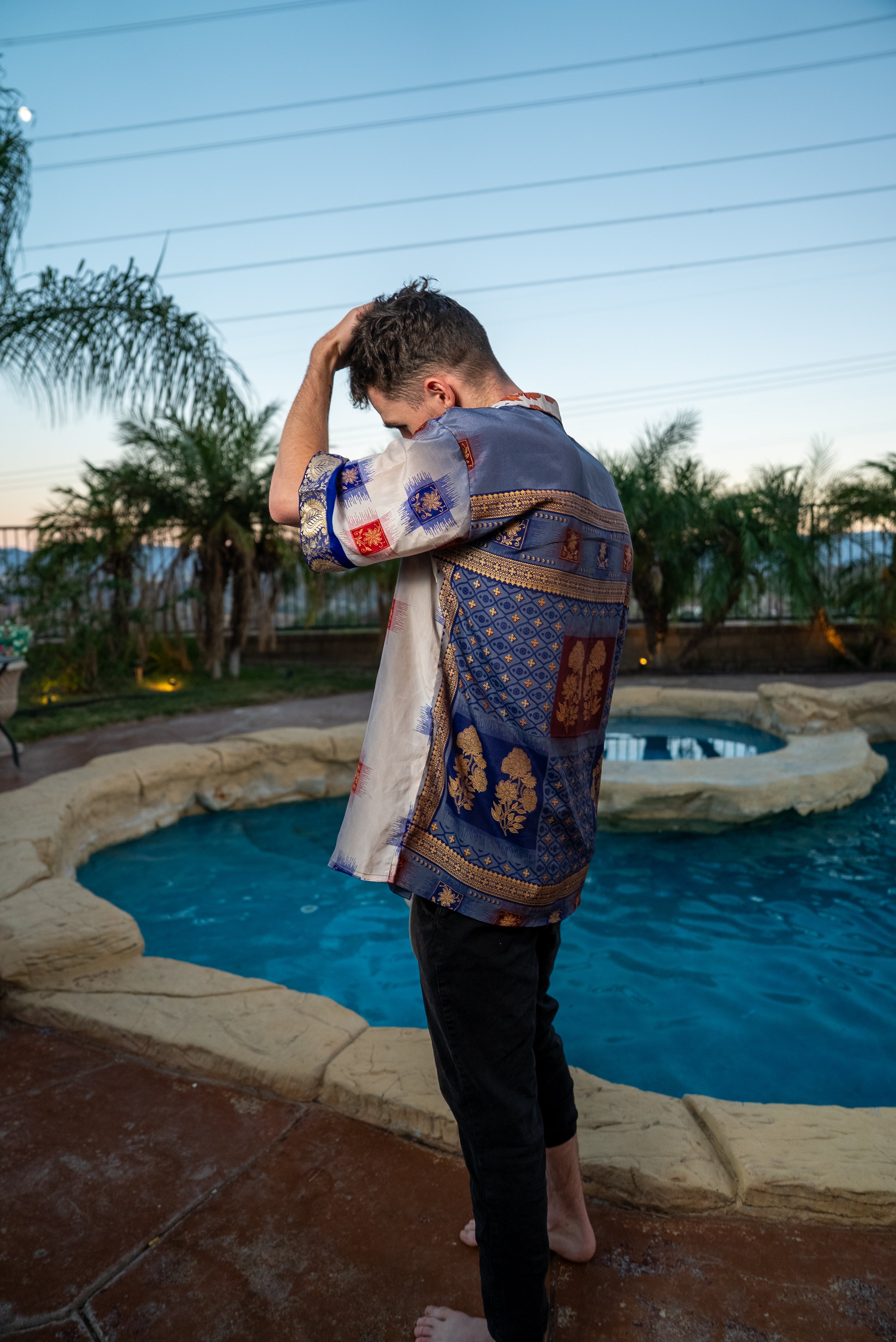 Royal Horizons Mens Unisex Button Up Shirt
