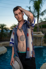 Load image into Gallery viewer, Royal Horizons Button Up Shirt
