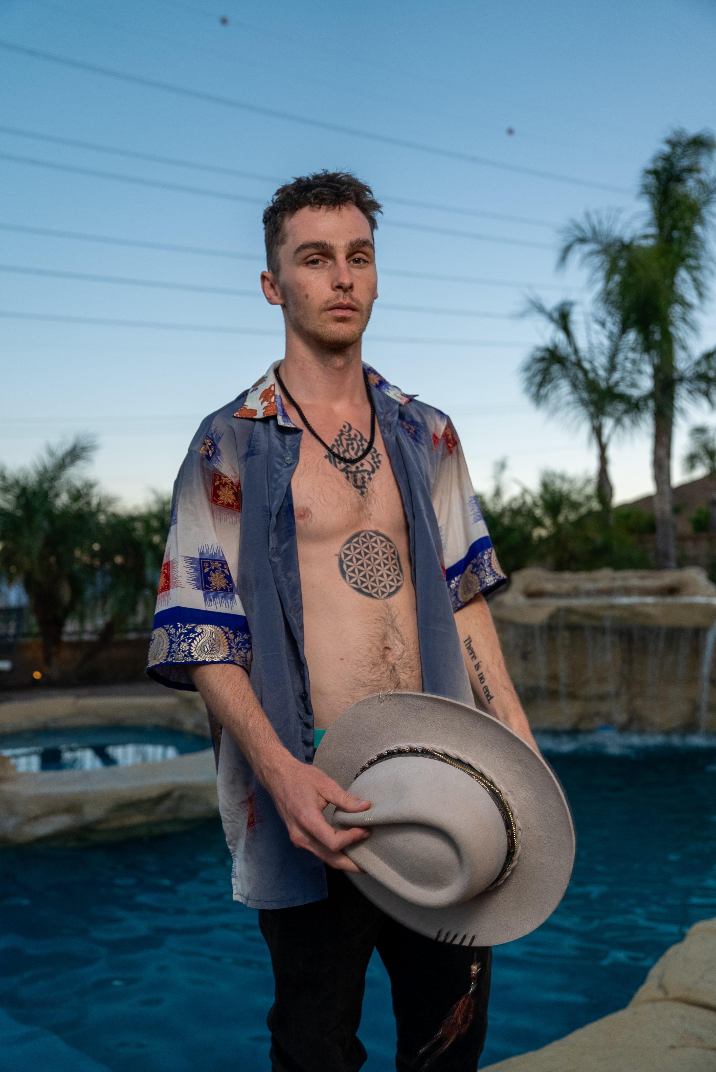 Royal Horizons Mens Unisex Button Up Shirt