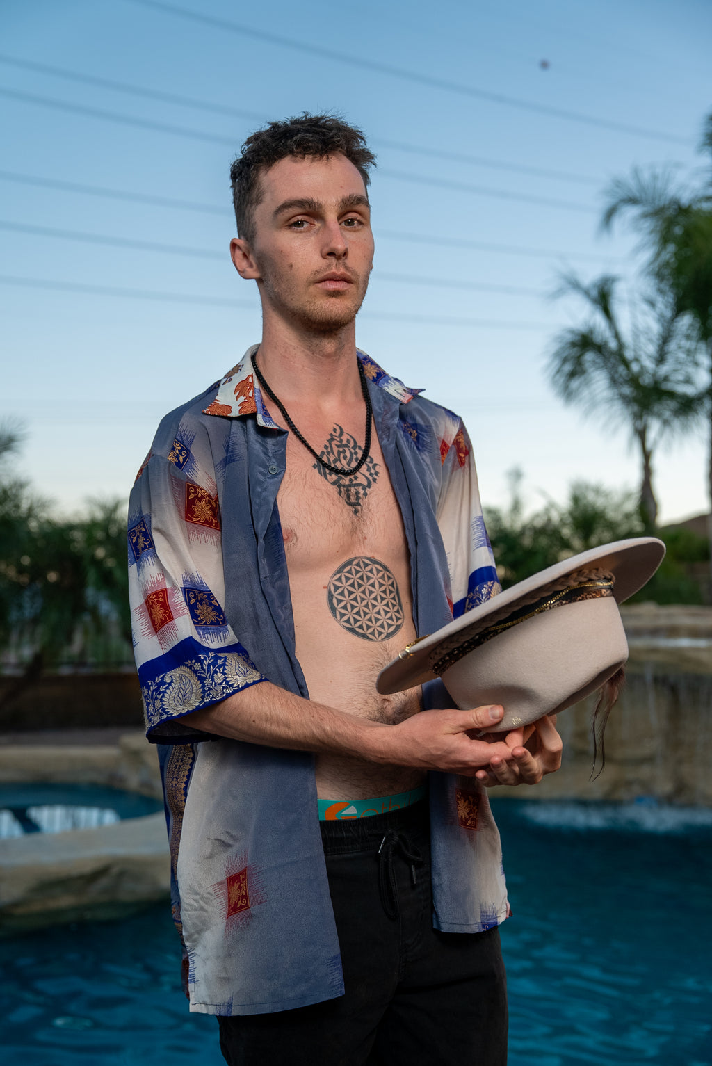 Royal Horizons Mens Unisex Button Up Shirt