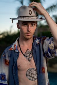 Royal Horizons Button Up Shirt