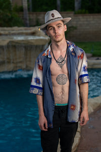 Royal Horizons Button Up Shirt