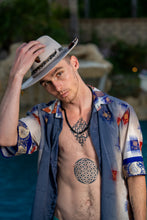 Load image into Gallery viewer, Royal Horizons Button Up Shirt
