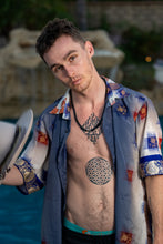 Load image into Gallery viewer, Royal Horizons Button Up Shirt
