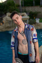 Load image into Gallery viewer, Royal Horizons Button Up Shirt
