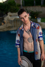Load image into Gallery viewer, Royal Horizons Button Up Shirt
