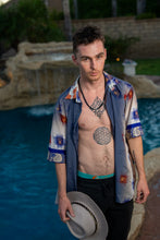 Load image into Gallery viewer, Royal Horizons Button Up Shirt
