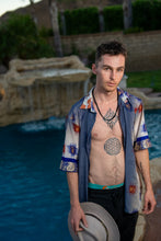 Load image into Gallery viewer, Royal Horizons Button Up Shirt
