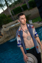 Load image into Gallery viewer, Royal Horizons Button Up Shirt
