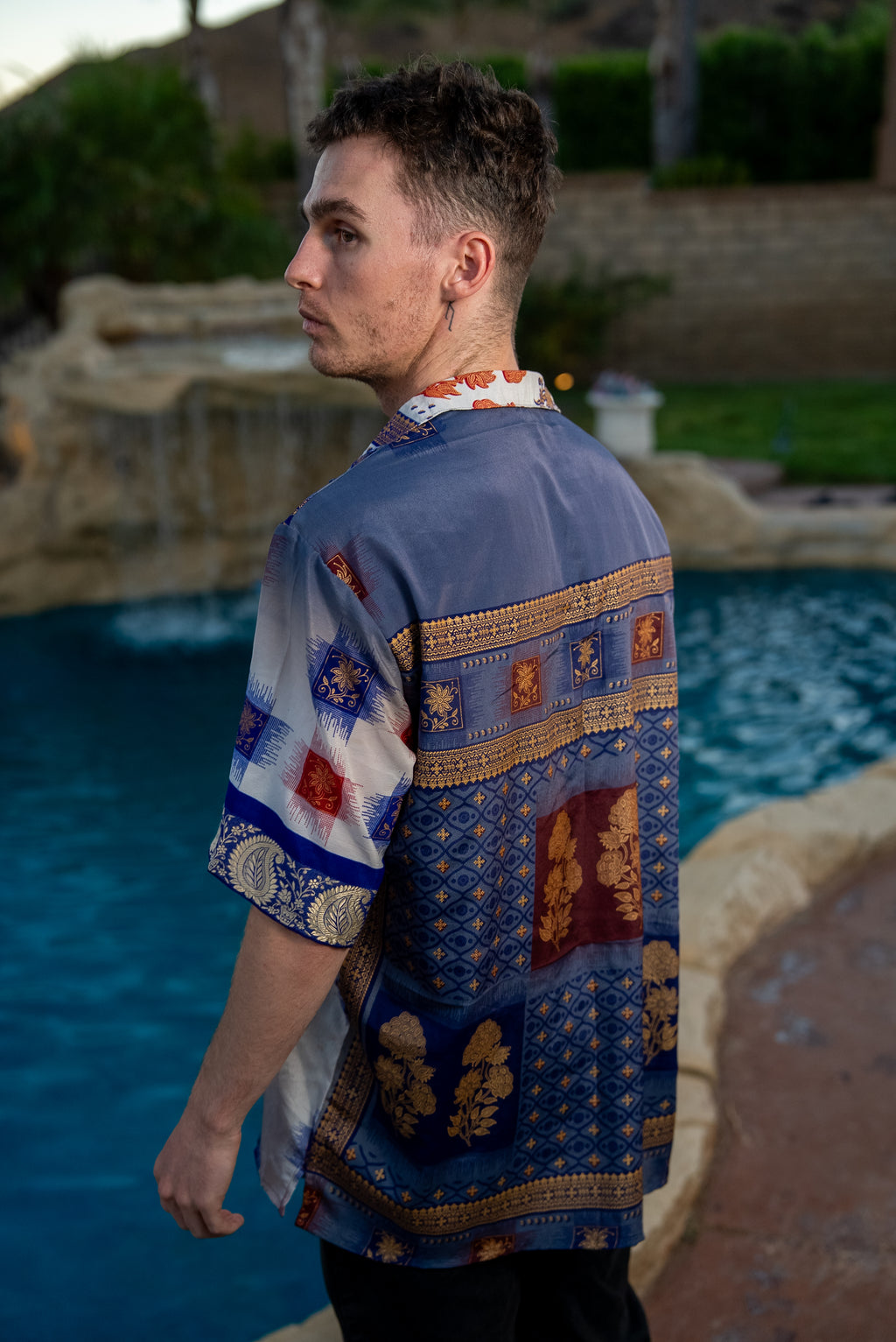 Royal Horizons Mens Unisex Button Up Shirt