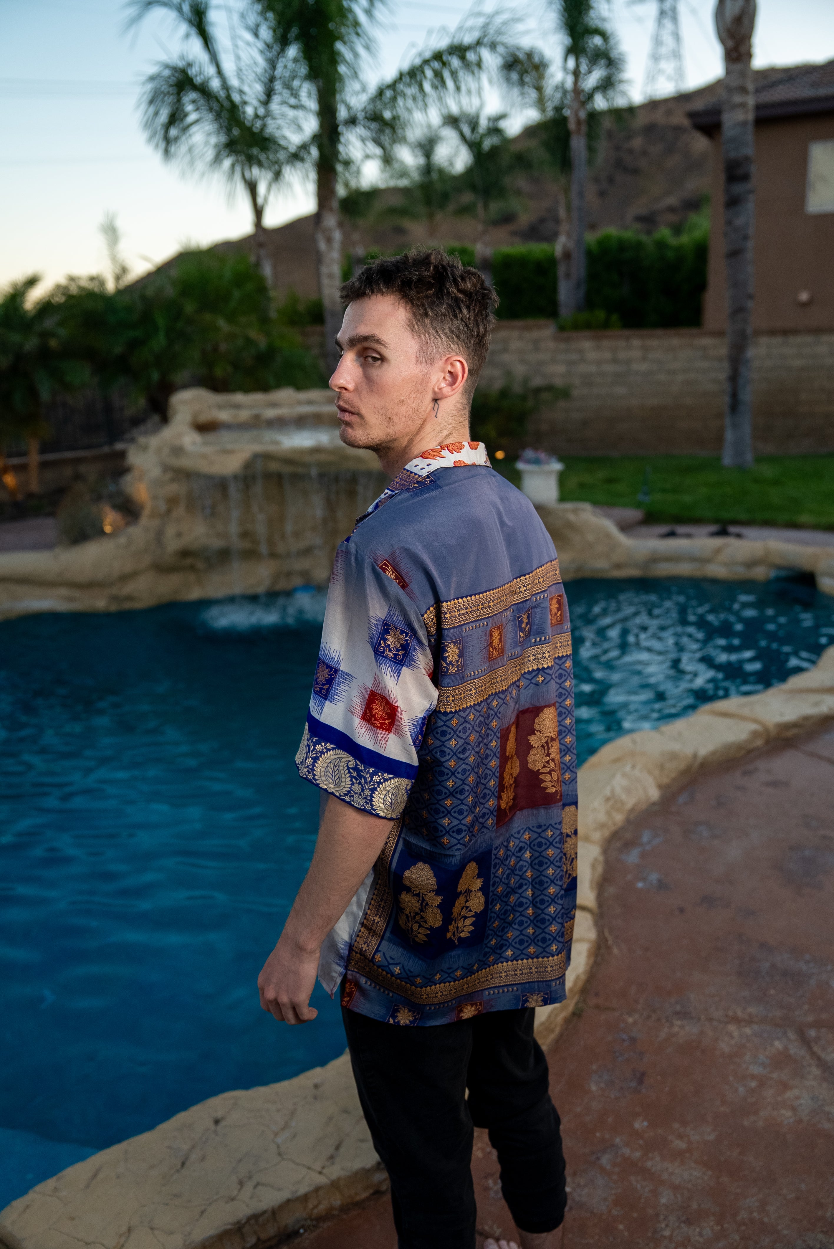 Royal Horizons Mens Unisex Button Up Shirt