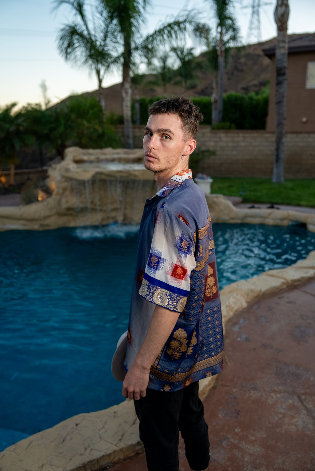 Royal Horizons Mens Unisex Button Up Shirt